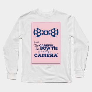 Spy Bowtie from America song by Simon & Garfunkel Long Sleeve T-Shirt